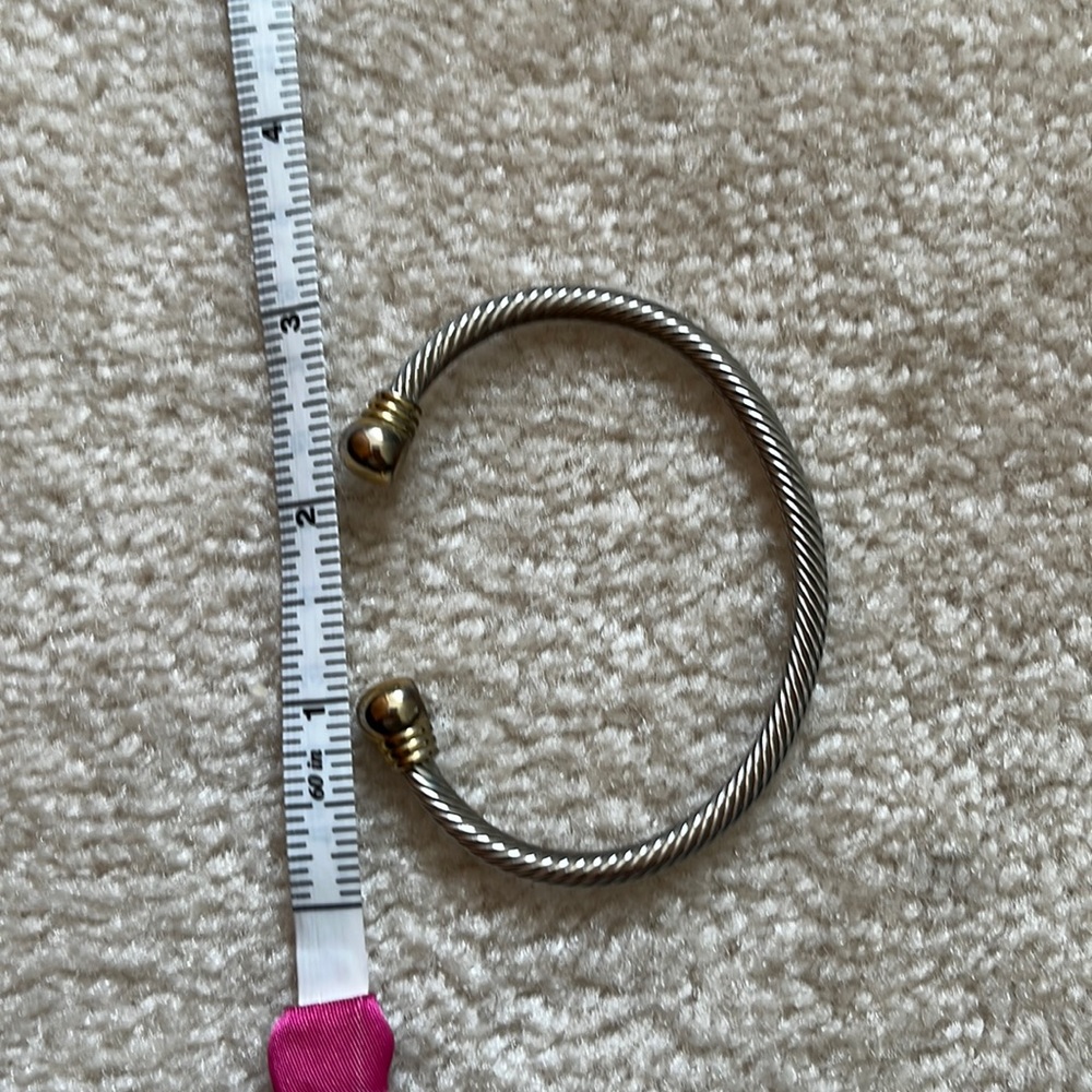 Costume silver/gold cuff bracelet
